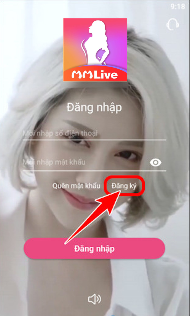 Mở app