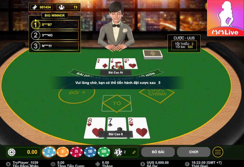 bàn chơi poker 3 lá